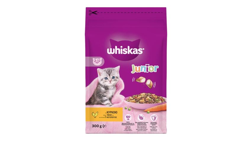 Whiskas Tavuk Etli Yavru Kuru Mama 300 g