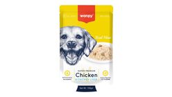 Wanpy Pouch Tavuk Etli & Ciğerli Yaş Köpek Maması 100 g