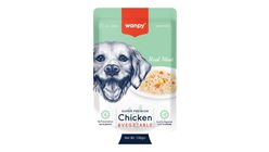 Wanpy Pouch Tavuk Etli & Sebzeli Yaş Köpek Maması 100 g