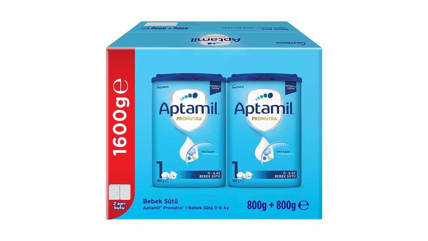 Aptamil 1 Bebek Sütü 800 x 2 Adet 1600 g
