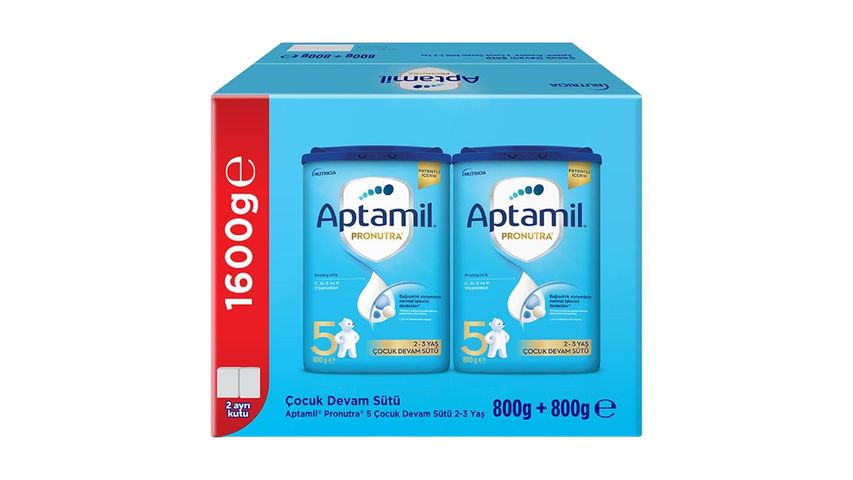 Aptamil 5 Çocuk Devam Sütü 800 x 2 Adet 1600 g