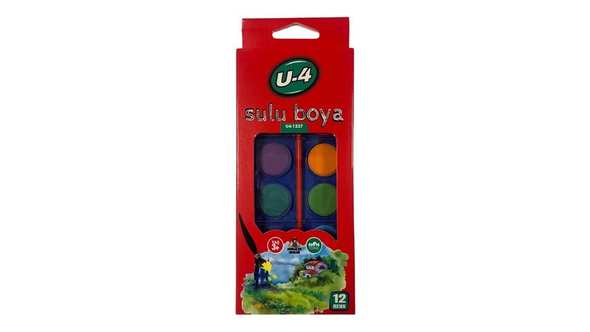 U-4 Sulu Boya 12'li