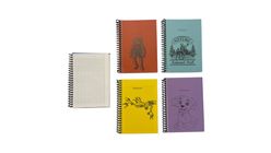 U-4 Notepad A6 60/4 Sheets PP Cover Spiral