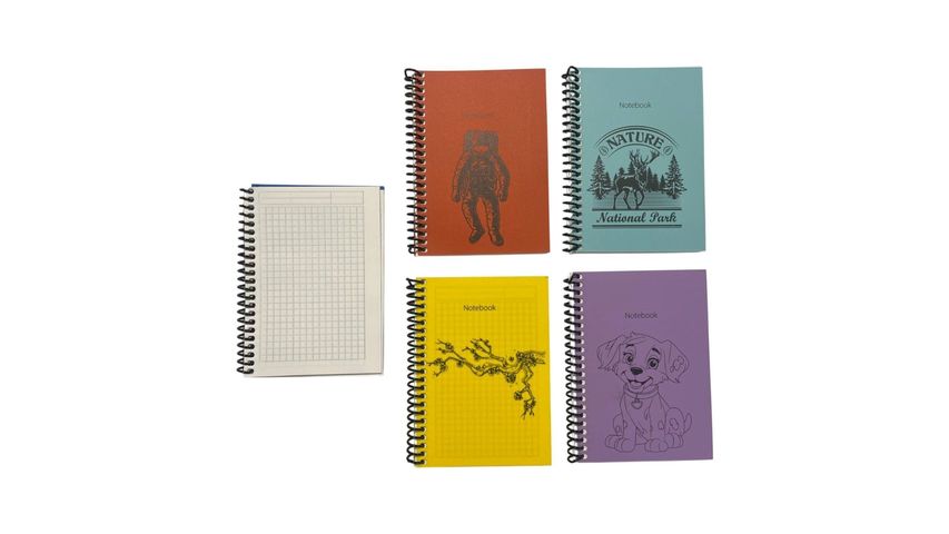 U-4 Notepad A6 60/4 Sheets PP Cover Spiral
