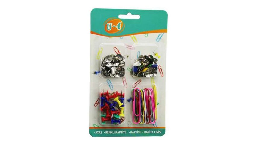 U-4 Push Pin Set 4 pcs