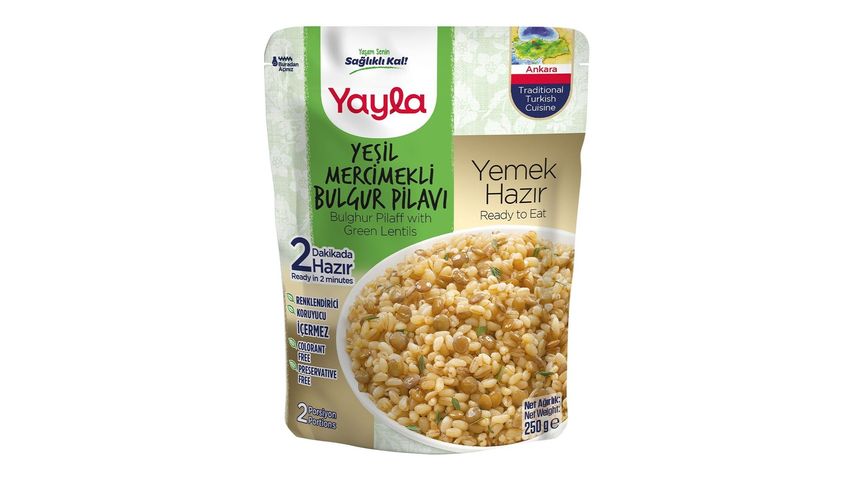 Yayla Bulgur Pilaf with Green Lentils 250 g