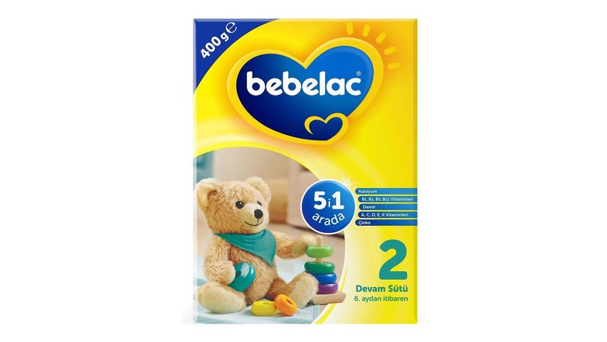 Bebelac 2 Follow-on Milk 6-9 Months 400 g