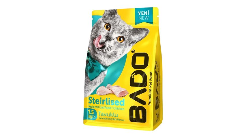 Bado Badoo Chicken Sterilized Adult Cat Food 1.5 kg