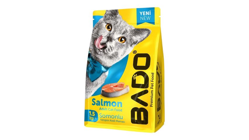 Bado Somon Balıklı Yetişkin Kedi Maması 1.5 kg