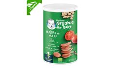 Gerber Organic Wheat and Oatmeal, Tomato, Carrot and Onion Baby Snack 35 g