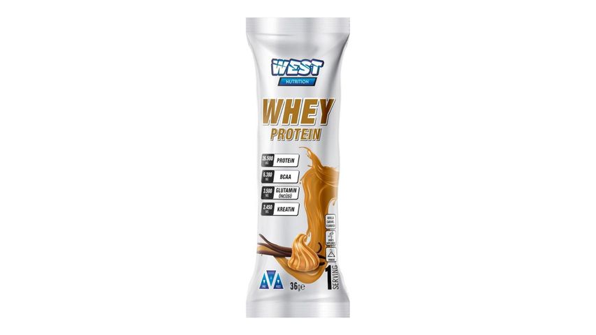 Whey Vanilya & Karamel Aromalı Protein Tozu 36 g