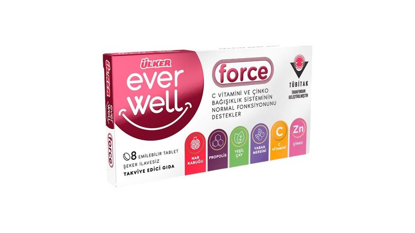 Ülker Everwell Çiğneme Tableti Blister 8'li