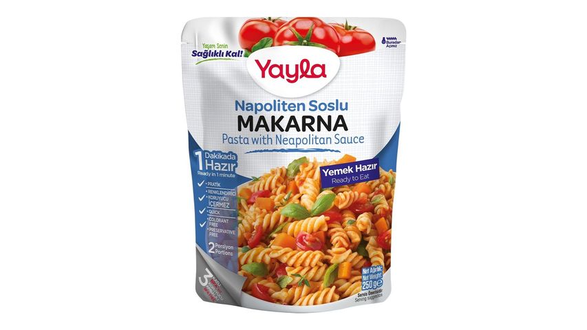 Yayla Pasta with Neapolitan Sauce 250 g