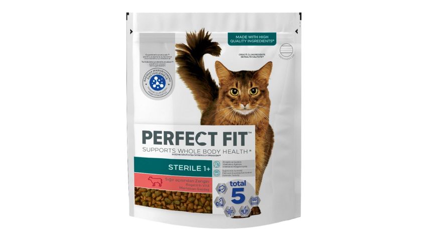 Perfect Fit Sterile 1+ Rich Beef Cat Food 750 g