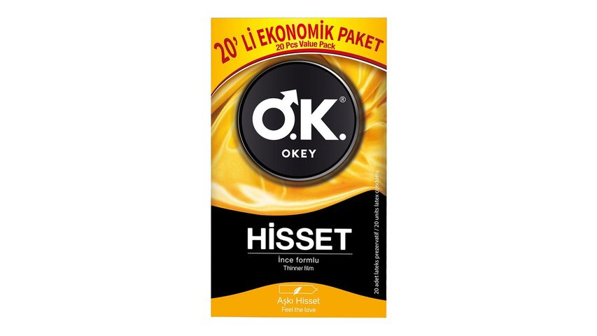 Okey Hisset Ekonomik Prezervatif 20'li