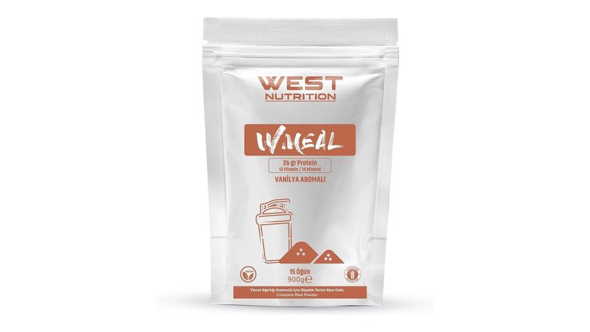 West Nutrition WMEAL Öğün Tozu Vanilya Aromalı 900 g 15 Öğün