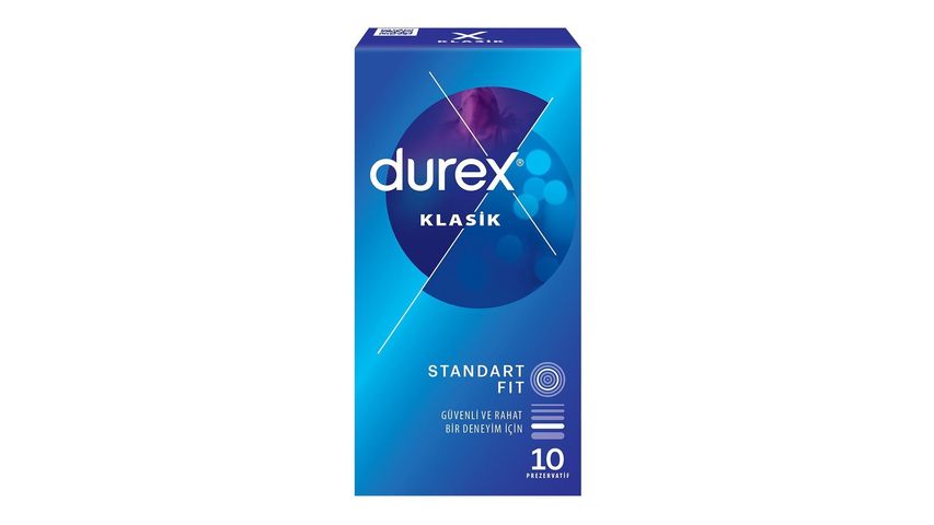 Durex Klasik Prezervatif 10'lu