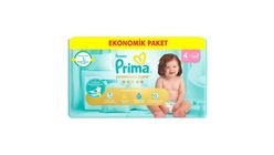 Prima Premium Care Economic Package 4 Size Diapers 46 Pieces