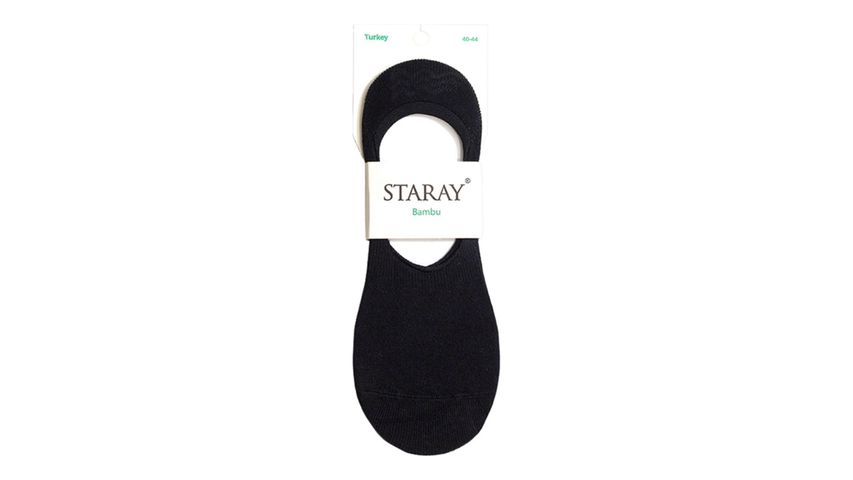Staray Siyah Babet Çorap 40-44