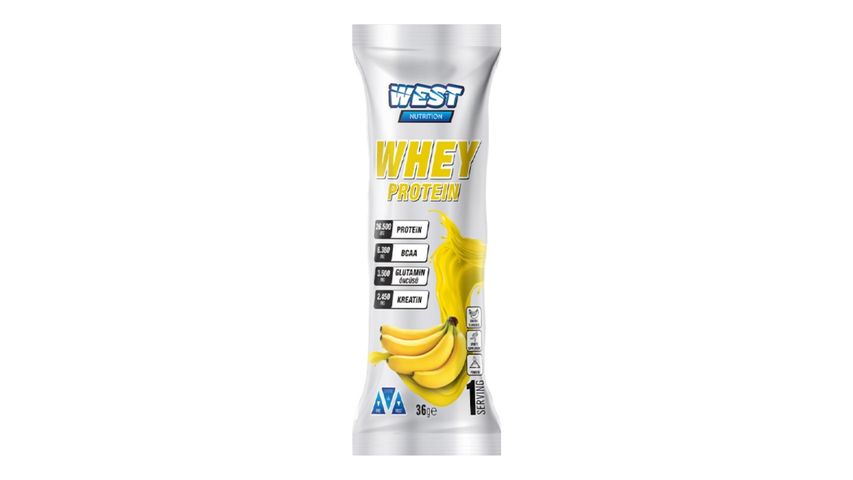 Whey Protein Tozu Muz Aromalı 36 g