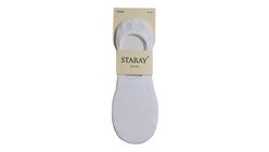 Staray Beyaz Babet Çorap 40-44