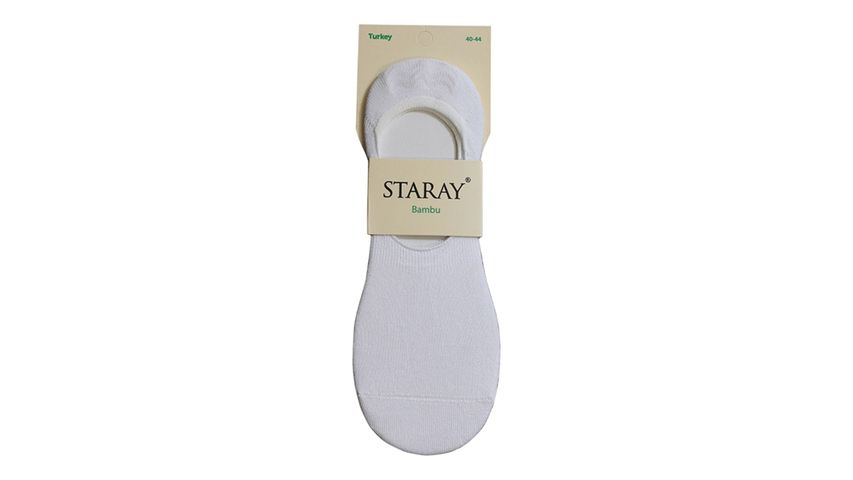 Staray Beyaz Babet Corap 40-44