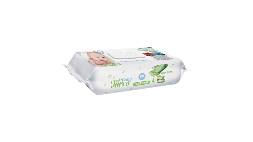Baby Turco Softcare Aloe Vera Wet Baby Wipes 90 pcs