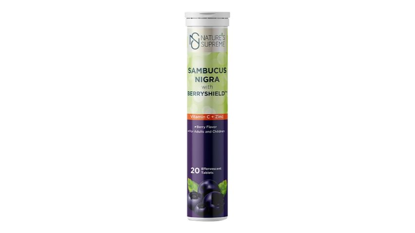 Nature's Supreme Sambucus Nigra 20 Efervesan Tablet 76 g