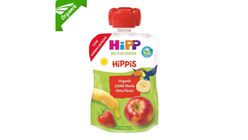 HiPP Organik Çilekli Muzlu Elmalı Püresi 100 g