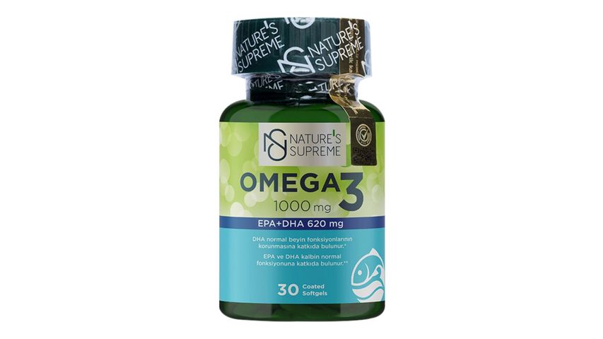 Nature's Supreme Omega 3 30 Kapsül