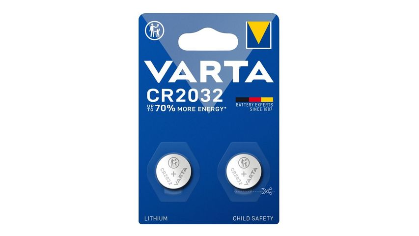 Varta CR2032 3V 2-pack Lithium Button Battery