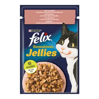 Felix Sensation Somon & Karidesli Kedi Yaş Mama 85 g
