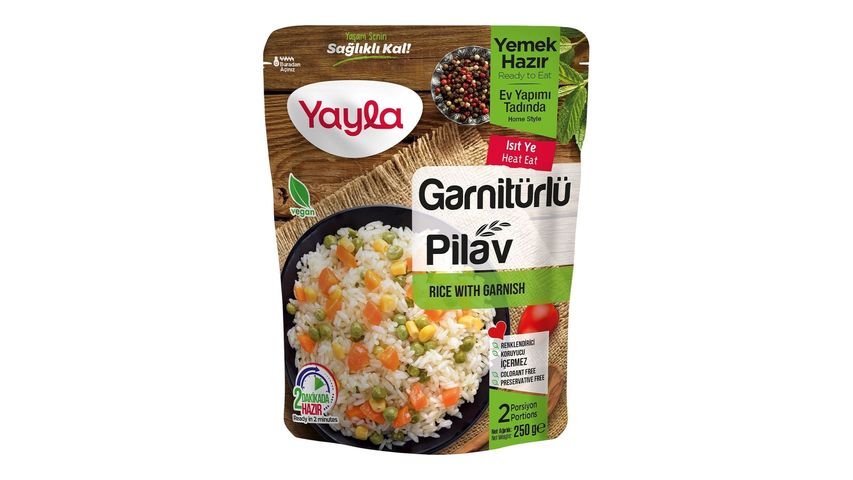 Yayla Garnitürlü Pirinç Pilavı 250 g