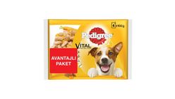 Pedigree Pouch Multipack Çeşitleri Köpek Maması 4 x 100 g