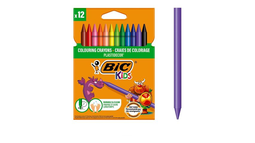 BIC Kids Silinebilir Pastel Boya 12 Renk