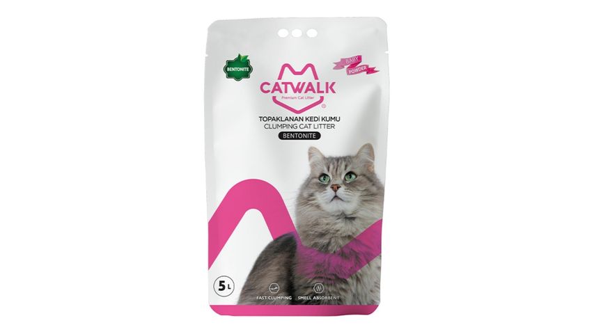 CATWALK Premium Bebek Pudralı Kedi Kumu 5 L