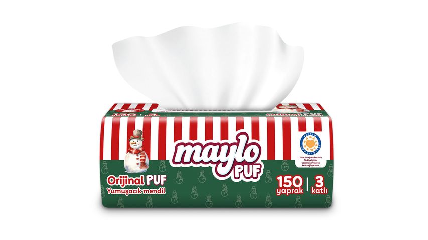Maylo Puf Mendil 150 Adet - 3 Katlı