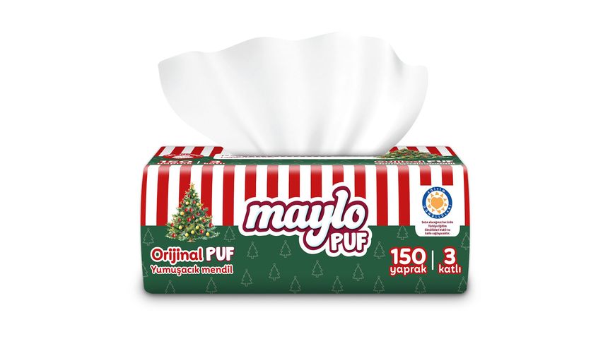 Maylo Puf Mendil 150 Adet - 3 Katlı