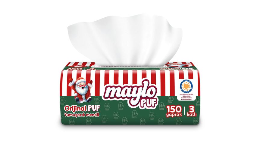 Maylo Puf Mendil 150 Adet - 3 Katlı