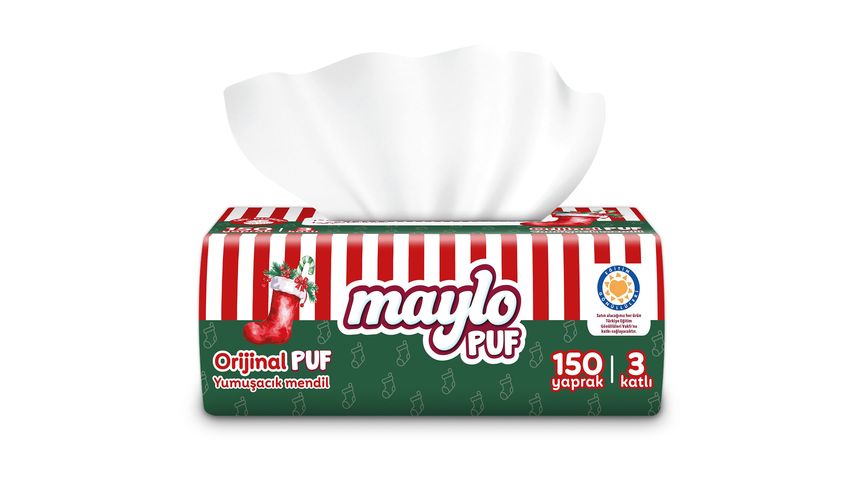 Maylo Puf Mendil 150 Adet - 3 Katlı