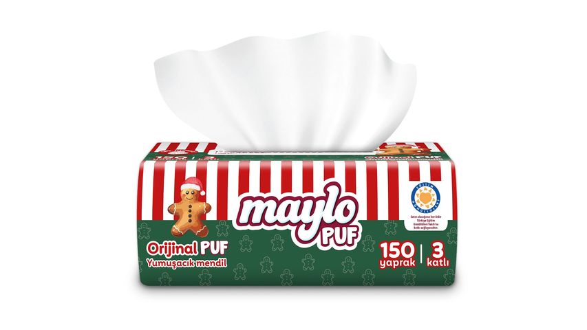 Maylo Puf Mendil 150 Adet - 3 Katlı