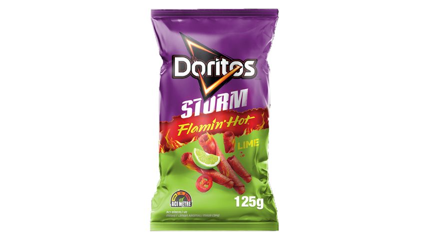 Doritos Storm Flamin' Hot Corn Chips Super Size 125 g