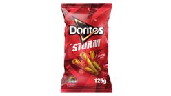 Doritos Storm Spicy Seasoned Corn Chips Super Size 125 g