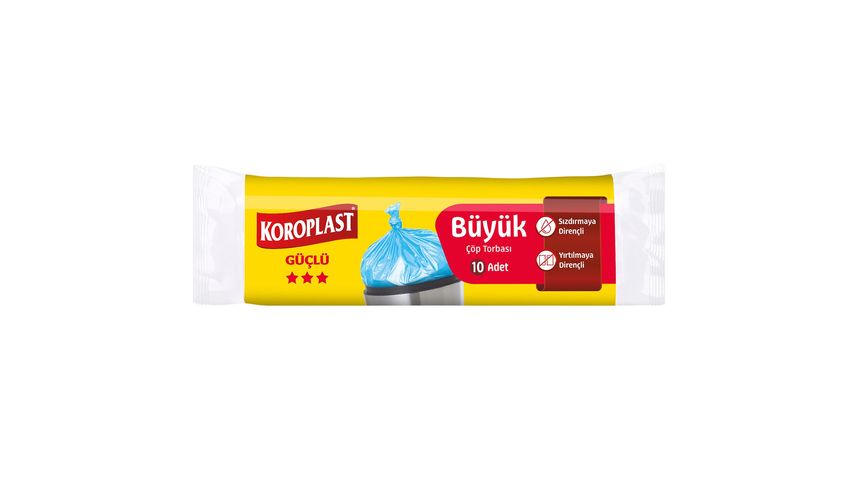 Koroplast Large Garbage Bags 10 Pieces