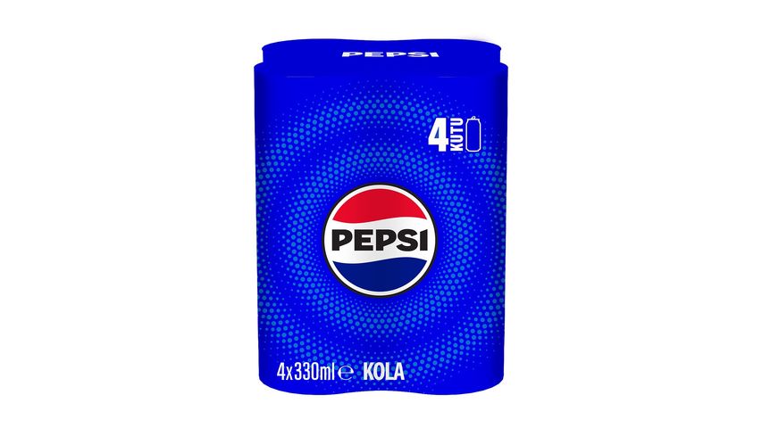 Pepsi Kola Kutu 4 x 330 ml