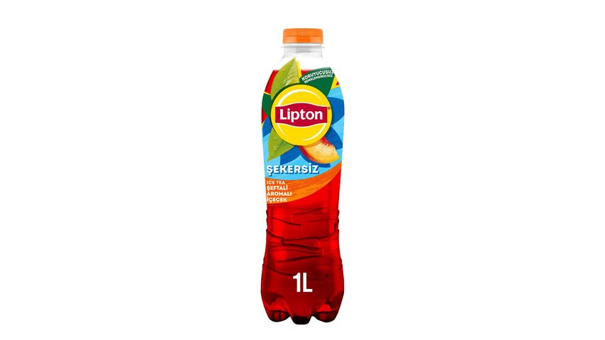 Lipton Ice Tea Şekersiz Şeftali Aromalı Soğuk Çay 1 L