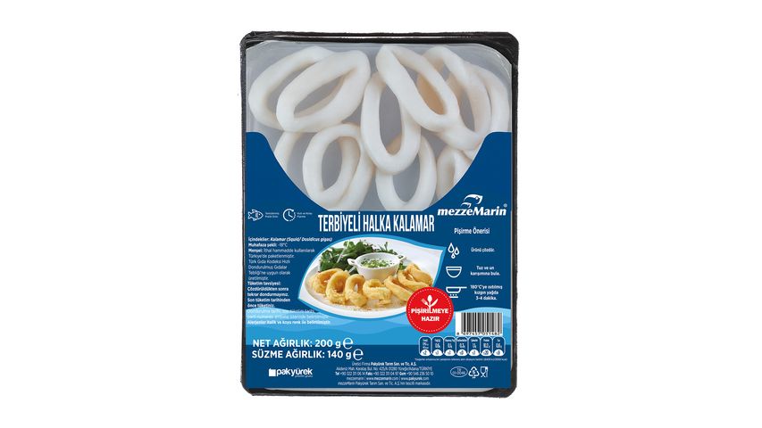 Mezzemarin Terbiyeli Halka Kalamar 200 g