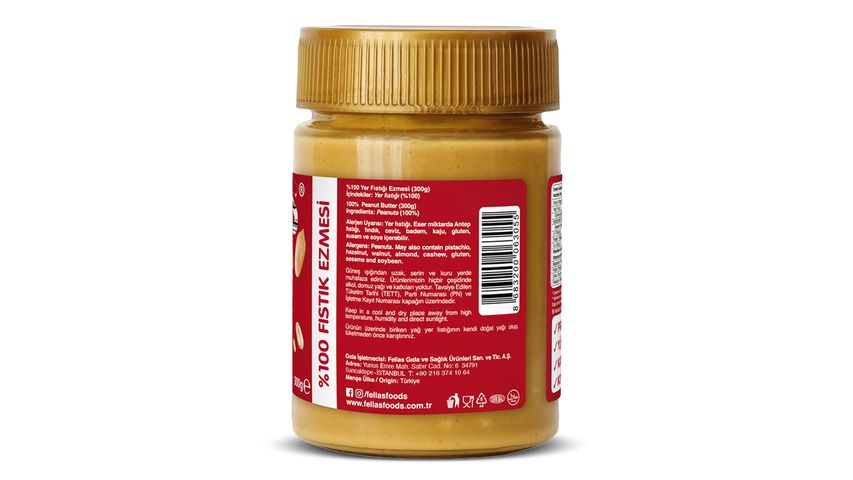 Fellas %100 Fıstık Ezmesi 300 g