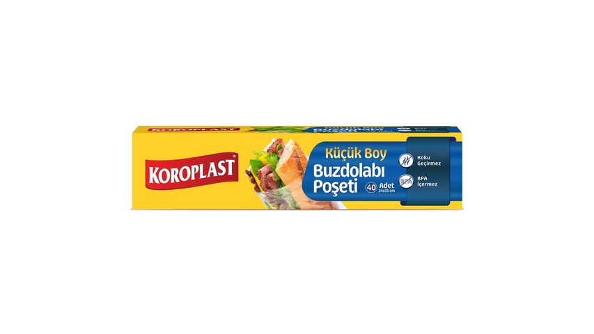 Koroplast Küçük Boy Buzdolabı Poşeti 20 x 30 cm - 40 Adet