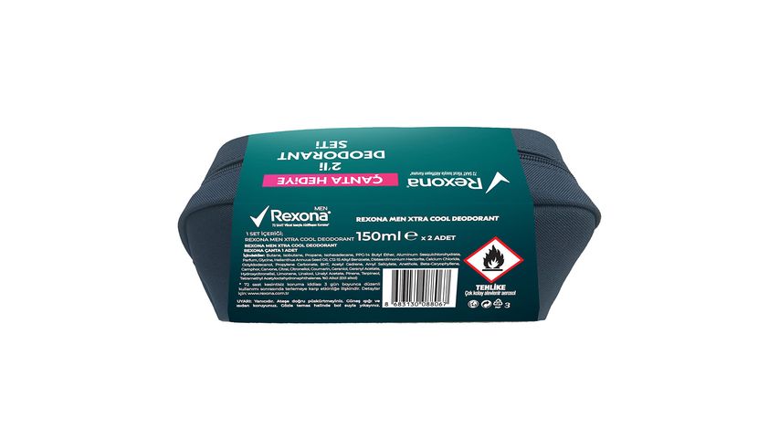 Rexona Xtracool Deodorant 2x150 ml + Çanta Seti
